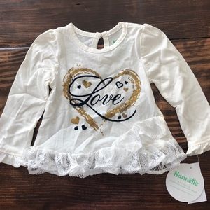 Long sleeve baby tee